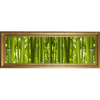 Obraz podświetlany lampa LED bambusy spa 40x130cm