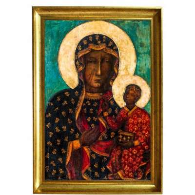 Obraz podświetlany Matki Boskiej Częstochowskiej